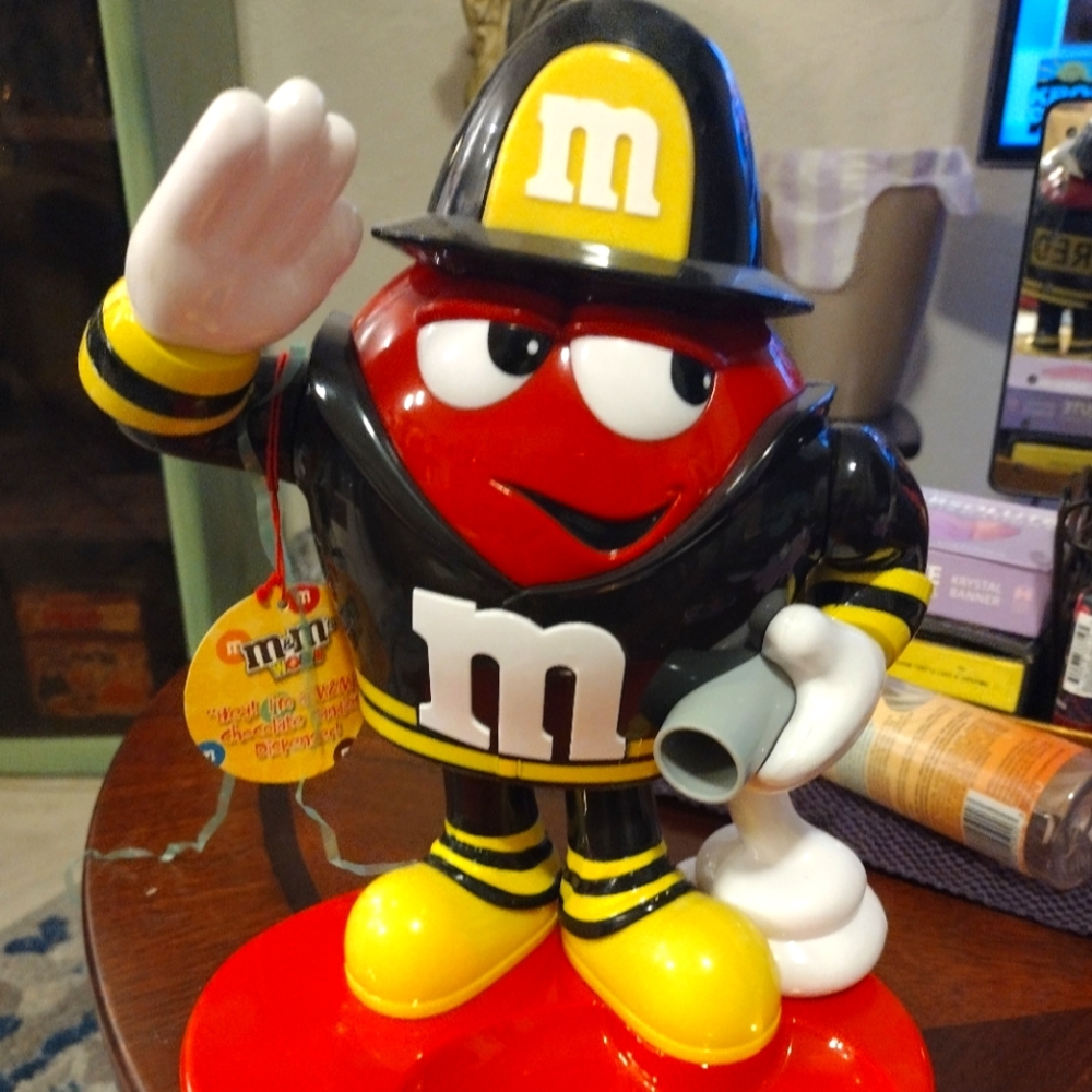 Red M&M Fireman Candy dispenser